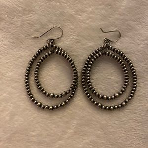 Navajo pearl earrings